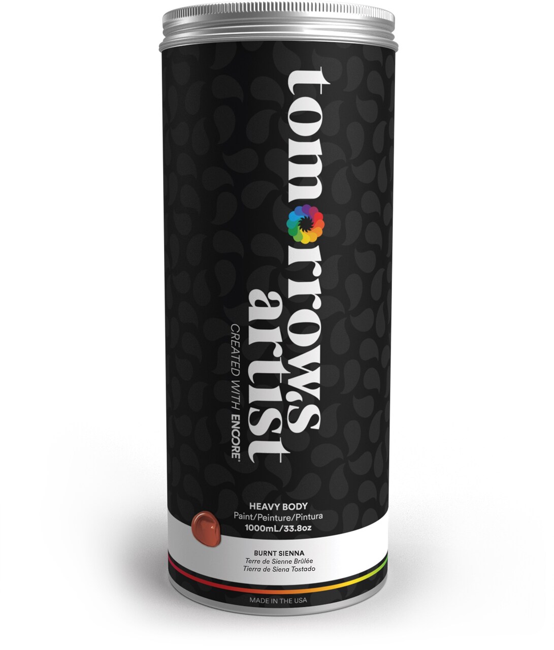 Tomorrows Artist: Heavy Body Eco-Friendly Sustainable Acrylic Art Paint 100ml/3.38oz, 250ml/8.45oz, 500ml/16.91oz, 1000ml/33.81oz
